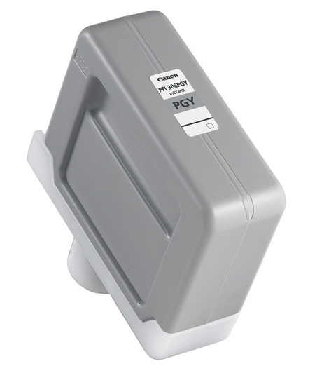Tanque de tinta gris fotográfico Canon PFI-306PGY (330 ml) para imagePROGRAF iPF8300, iPF8300S, iPF8400, iPF8400S, iPF9400, iPF9400S - 6667B001AA