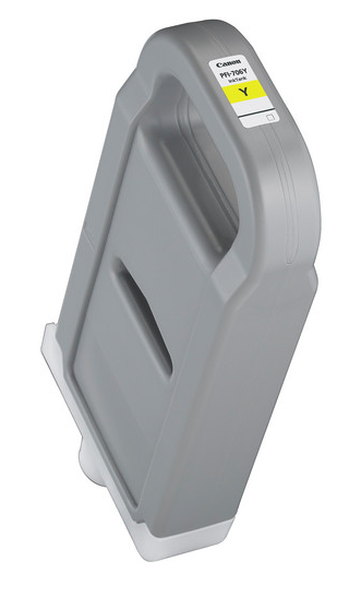 Depósito de tinta amarilla Canon PFI-706Y (700 ml) para imagePROGRAF iPF8300, iPF8300S, iPF8400, iPF8400S, iPF8400SE, iPF9400, iPF9400S - 6684B001AA