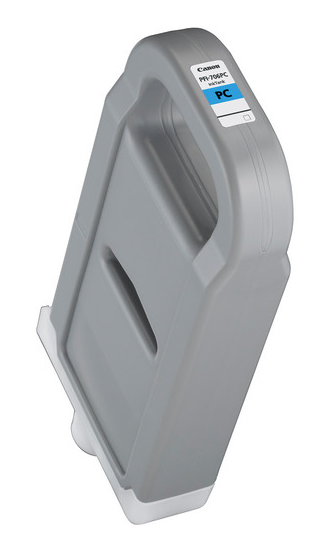 Depósito de tinta cian fotográfica Canon PFI-706PC (700 ml) para imagePROGRAF iPF8300, iPF8300S, iPF8400, iPF8400S, iPF9400, iPF9400S - 6685B001AA