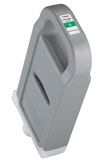 Depósito de tinta verde Canon PFI-706G (700 ml) para imagePROGRAF iPF8300, iPF8300S, iPF8400, iPF9400, iPF9400S - 6688B001AA