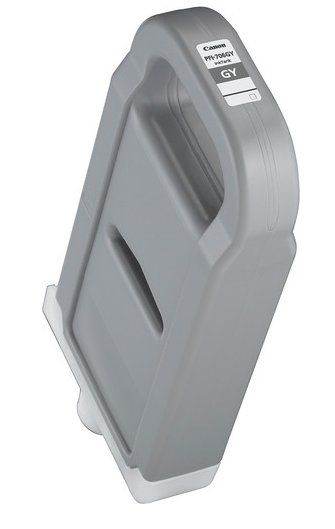 Tanque de tinta gris Canon PFI-706GY (700 ml) para imagePROGRAF iPF8300, iPF8300S, iPF8400, iPF8400S, iPF9400, iPF9400S - 6690B001AA