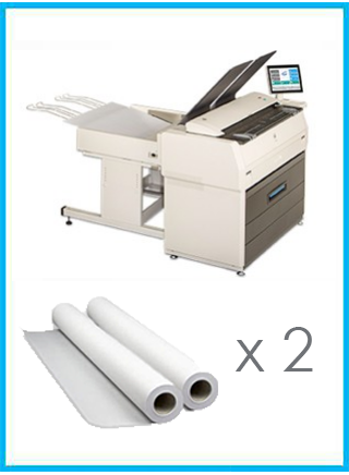 Kip 7170 Black &amp; White Multifunction System 63&quot; with Scanner + 2 Roll 2K mt www.wideimagesolutions.com  8999.99