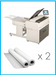 Kip 7170 Black & White Multifunction System 63" with Scanner + 2 Roll 2K mt www.wideimagesolutions.com  8999.99