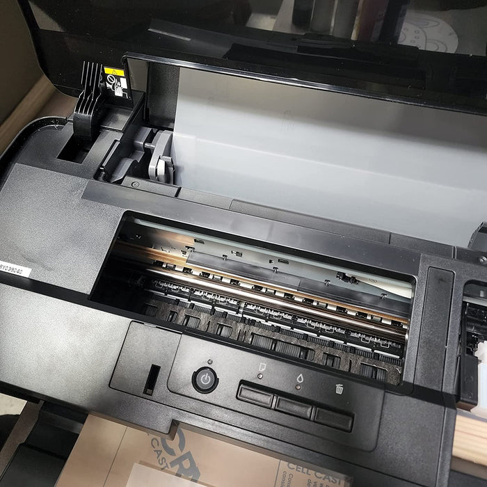 Impresora de transferencia térmica DTF A3+ L1800. Impresión directa a película para telas, cuero, juguetes, trajes de baño, artesanías, camisetas y almohadas (NEGRO).