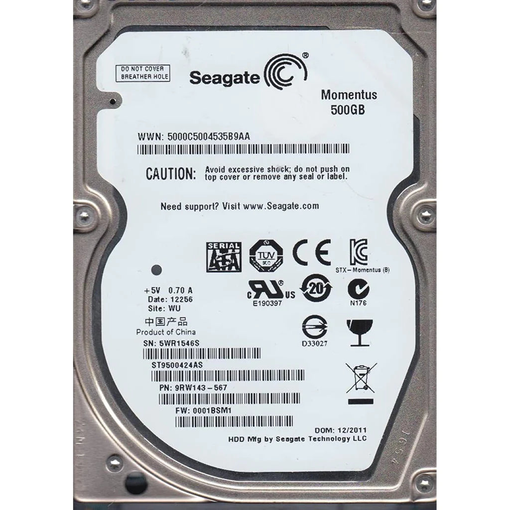 Disco duro de 500 GB para HP Designjet T1530, T2530 (solo rev. A) (L2Y23-67005) - Nuevo