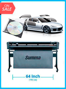BUNDLE - SummaCut D160 64 in (160 cm) vinyl and contour cutting - New +Tint Tek 20/20 Window Film Cutting Software V10 Monthly Subscription www.wideimagesolutions.com BUNDLE 6890.99
