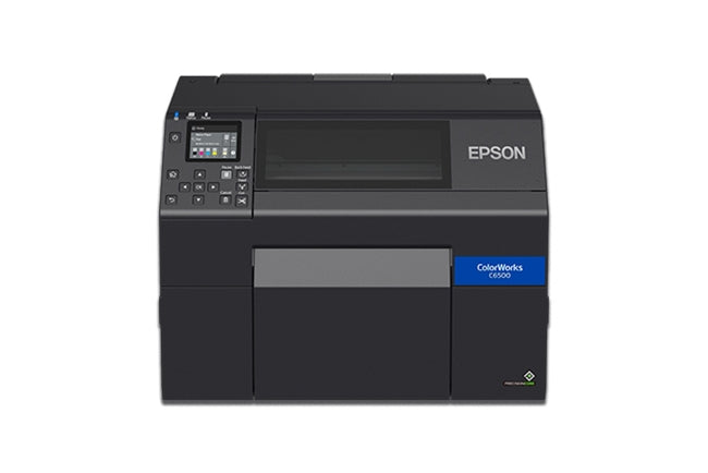 Impresora de etiquetas de inyección de tinta a color Epson ColorWorks C6500A - 8&quot; con cortador automático (mate)