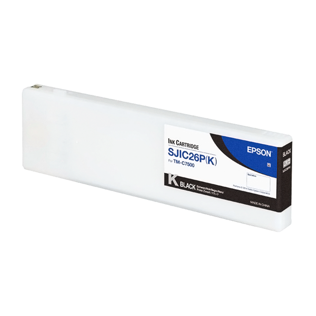 Cartucho de tinta negra Epson SJIC26P para ColorWorks C7500 - C33S020614