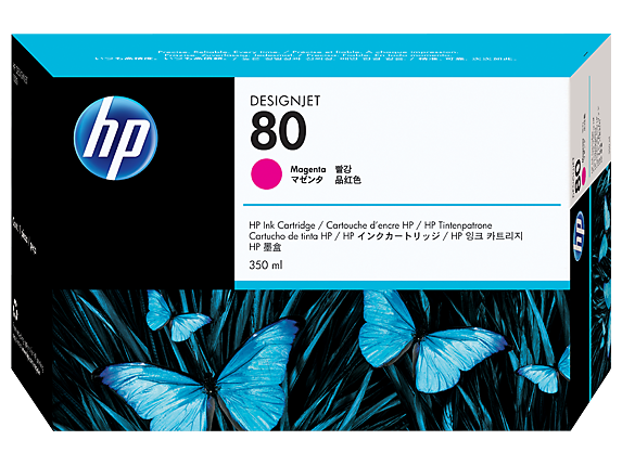 HP 80 350-ml Magenta Ink Cartridge - C4847A www.wideimagesolutions.com Parts and Inks 221.25