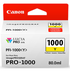 Canon PFI-1000 Yellow Ink Tank 80ml for imagePROGRAF PRO-1000 - 0549C002AA www.wideimagesolutions.com Parts and Inks 60.00