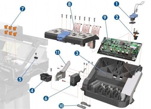 NEW HP CH955-67101 Color Sensor for HP Designjet L26500 printer series www.wideimagesolutions.com Parts and Inks 379.89