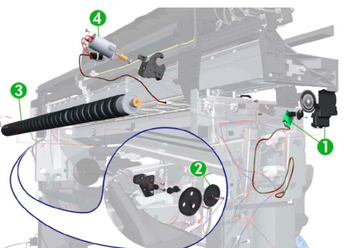 HP CH956-67021 IR Curing Sensor for L26500 www.wideimagesolutions.com Parts and Inks 150.00