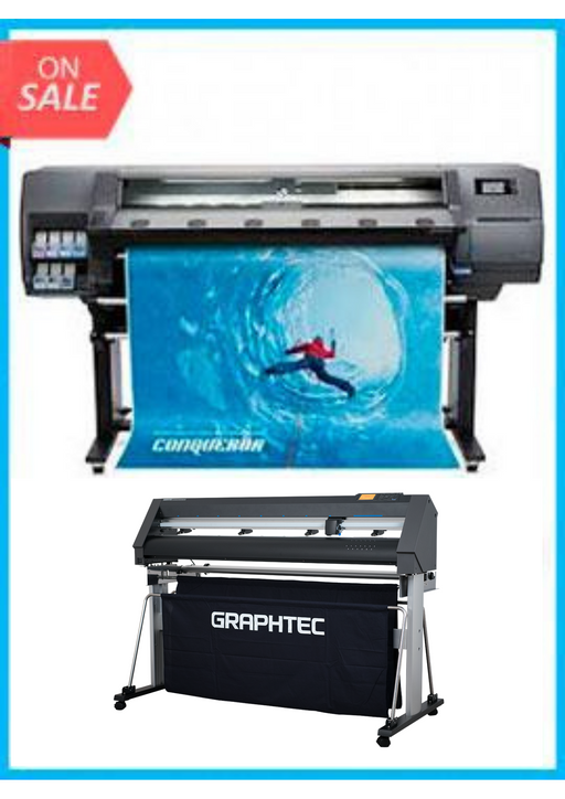 BUNDLE - Plotter HP Latex 315 54"  - Recertified - (90 Days Warranty) + GRAPHTEC CUTTER CE7000-130 50" Cutter - New www.wideimagesolutions.com BUNDLE 13895.99