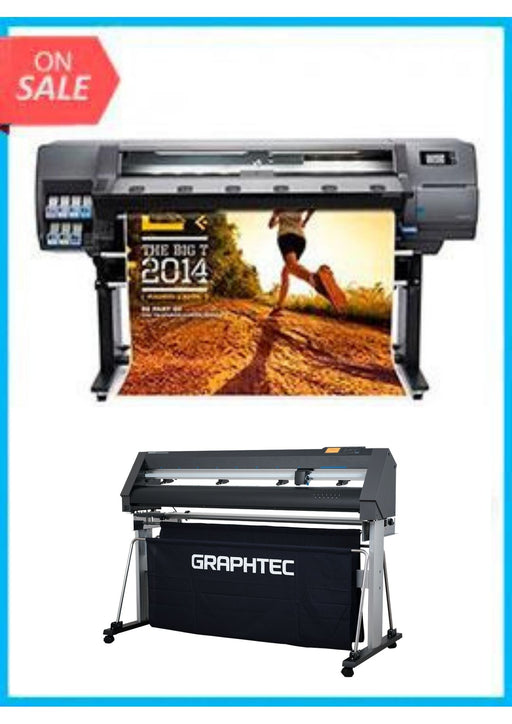 BUNDLE - Plotter HP Latex 310 54"  - Recertified - (90 Days Warranty) + GRAPHTEC CUTTER CE7000-130 50" Cutter - New www.wideimagesolutions.com BUNDLE 9949.99