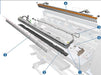 HP CQ869-67054 SPI Dryer Plastic Isolators for HP Designjet L26500 printer www.wideimagesolutions.com  624.58