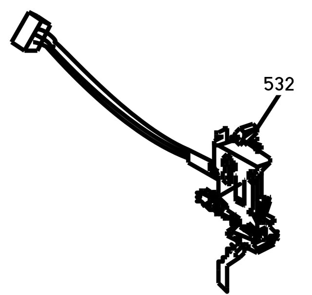 Detector de papel EPSON 1390/1400/ R1800/R1900, conjunto completo - 1303976 