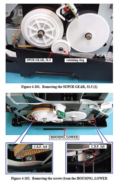 Correa de distribución/PF para EPSON Pro 3890/3880/3885/3800/SureColor SC-P800 - 1434708 