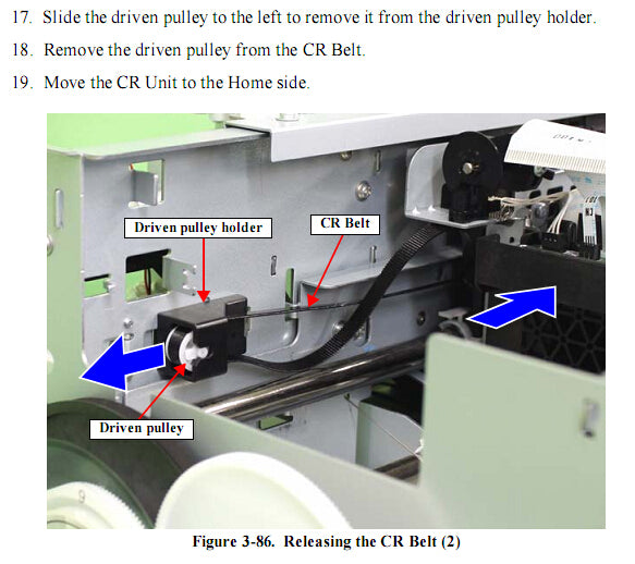 Correa EPSON Pro 4900/4910 CR - Nueva 