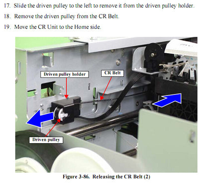 Correa EPSON Pro 4900/4910 CR - Nueva 