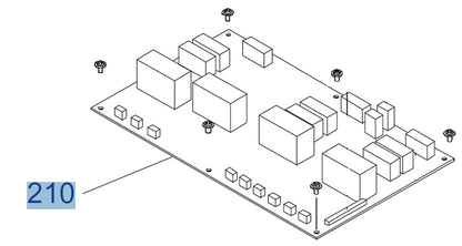 Placa de relé del calentador EPSON Pro GS6000 - 2122758 