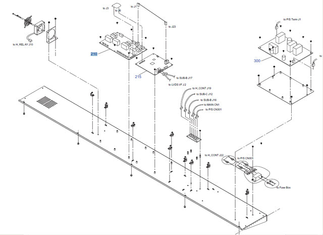 Placa de relé del calentador EPSON Pro GS6000 - 2122758 
