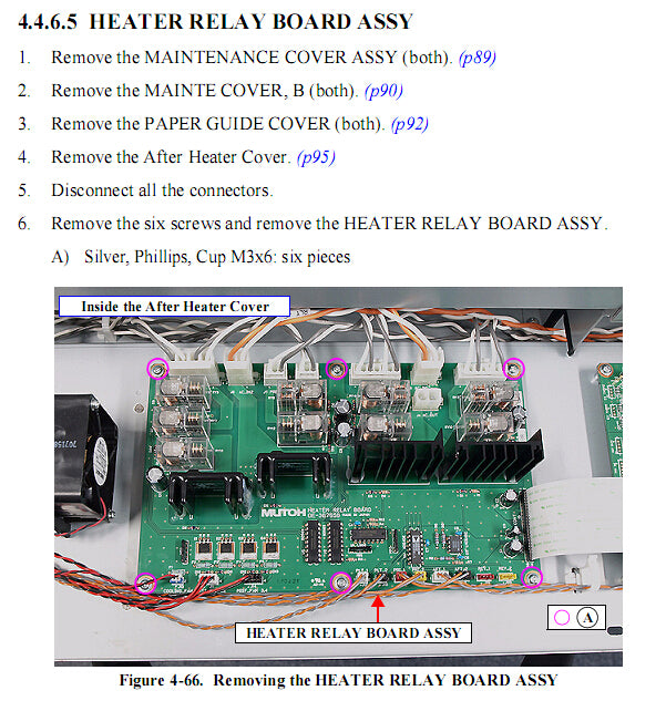 Placa de relé del calentador EPSON Pro GS6000 - 2122758 