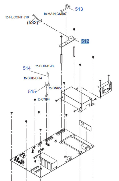Placa de interfaz LVDS EPSON Pro GS6000 - 2123043 