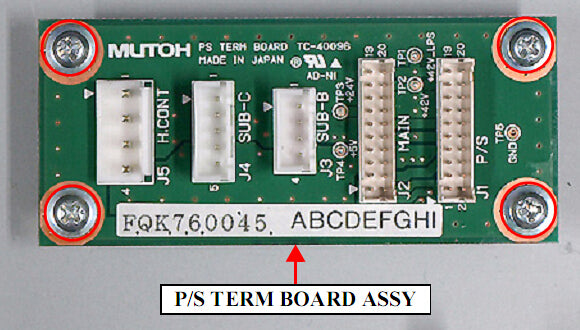 Placa de terminales de la fuente de alimentación EPSON Pro GS6000 - 2122756 