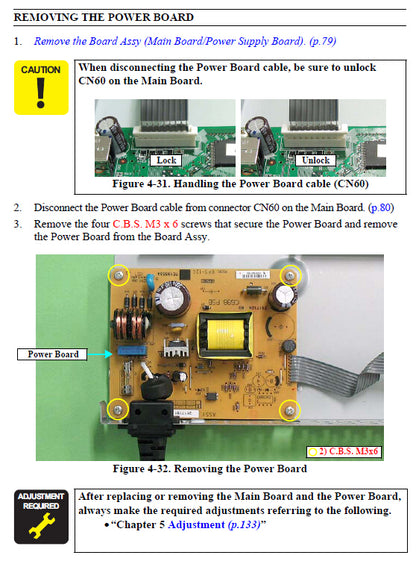 Placa de alimentación EPSON R1900/2880 - 2127105/2117127/2117125 
