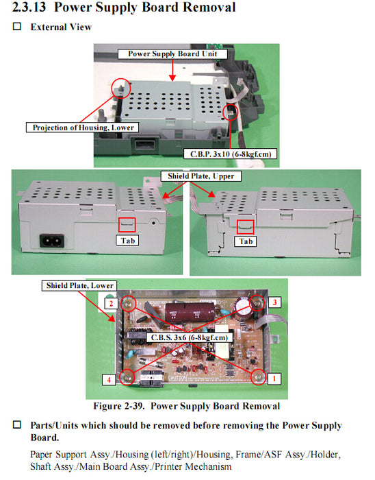 Placa de alimentación EPSON R200/R220/R230 - 1443461 