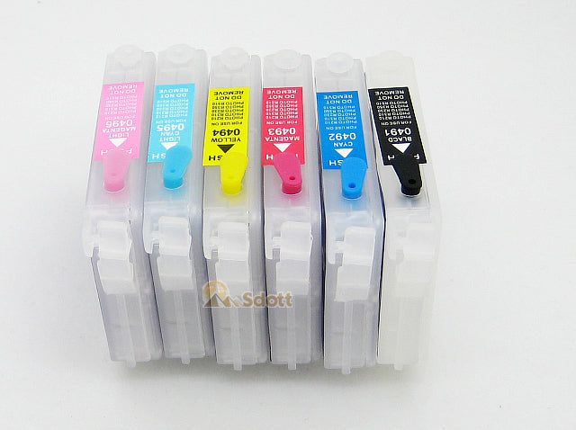 Cartuchos de tinta EPSON R230 T0491-T0496 