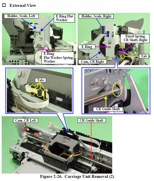 Conjunto de carro EPSON R230/R220 - 1303728 