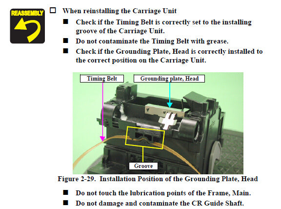 Conjunto de carro EPSON R230/R220 - 1303728 