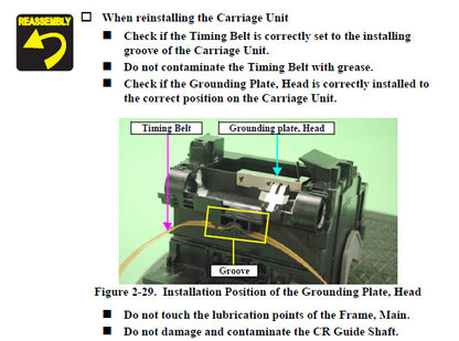 Conjunto de carro EPSON R230/R220 - 1303728 