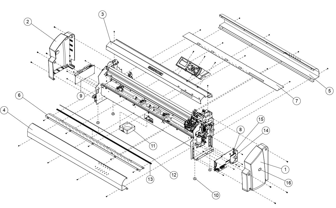Ventilador (TDS-05B-DC12V) para Graphtec FC8000