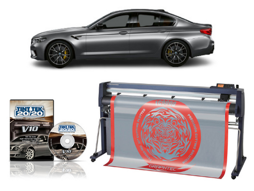 GRAPHTEC FC9000-160 64" (162.6 cm) Wide Cutter - New + TINT TEK 20/20 WINDOW FILM CUTTING SOFTWARE V10 1 YEAR SUBSCRIPTION www.wideimagesolutions.com CUTTER 8891.99