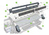 HP Window locks CH955-67047 for HP DesignJet L26500 printer series www.wideimagesolutions.com  25.92
