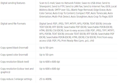 Impresora multifunción HP PageWide Enterprise Color Flow 586z