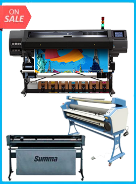 HP Latex 570 64&quot; - Refurbished + SUMMACUT D160 64 IN (160 CM) VINYL AND CONTOUR CUTTING - NEW + UPGRADED VING 63&quot; FULL-AUTO LOW TEMP. WIDE FORMAT COLD LAMINATOR, WITH HEAT ASSISTED www.wideimagesolutions.com  33064.99