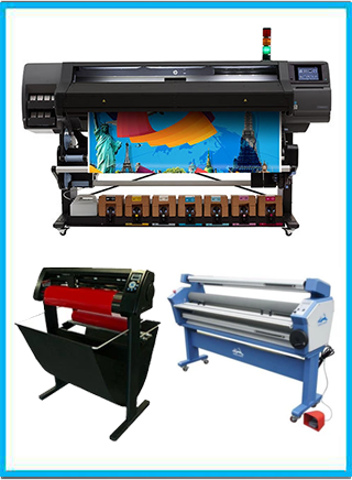 HP Latex 570 64&quot; - Refurbished + 53&quot; 3 ARMS CONTOUR CUT VINYL CUTTER W/ VINYLMASTER CUT SOFTWARE + 55IN FULL-AUTO WIDE FORMAT COLD LAMINATOR, WITH HEAT ASSISTED www.wideimagesolutions.com  26919.99