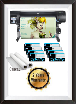 HP DesignJet Z6600 60&quot; Photo Production Printer + Starter Supplies + 2 Canvas Paper Rolls  + 2 Years Warranty www.wideimagesolutions.com PRINTER 3199.99
