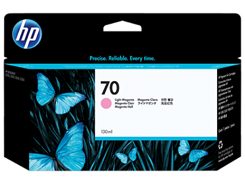 HP 70 130-ml Light Magenta DesignJet Ink Cartridge for DesignJet Z2100, Z3100, Z3200, Z5200 - C9455A www.wideimagesolutions.com Parts and Inks 92.76