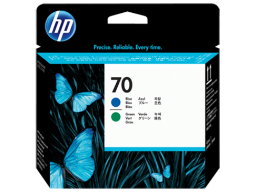 HP 70 Blue and Green DesignJet Printhead for DesignJet Z3100, Z3200 - C9408A www.wideimagesolutions.com Parts and Inks 82.34