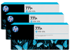 HP 771 3-pack 775-ml Ink Cartridge Lt Cyan - B6Y44A www.wideimagesolutions.com Parts and Inks 929.36