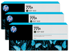 HP 771 3-pack 775-ml Ink Cartridge Matte Black - B6Y39A www.wideimagesolutions.com Parts and Inks 929.36