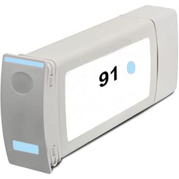 HP 91 LIGHT CYAN COMPATIBLE PIGMENTED INK www.wideimagesolutions.com  110.40