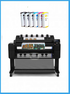 HP DesignJet T2500 36-in eMFP - Recertified - (90 Days Warranty) + Starter Supplies www.wideimagesolutions.com PRINTER 3299.99