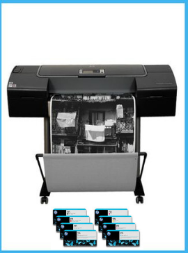 HP Designjet Z3100 24&quot; - Recertified - (90 Days Warranty) + Starter Supplies www.wideimagesolutions.com PRINTER 2999.99