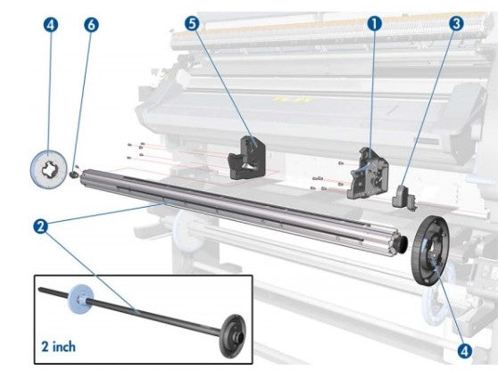 HP CQ869-67048 Media Loading Accessory  for HP Designjet L26500 www.wideimagesolutions.com  721.00