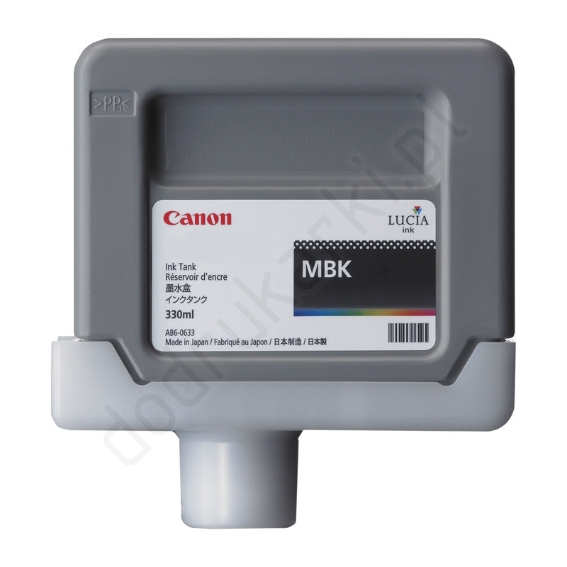 Depósito de tinta negra mate Canon PFI-303MBK (330 ml) para imagePROGRAF iPF810, iPF810 Pro, iPF815, iPF820, iPF820 Pro, iPF825 - 2957B001